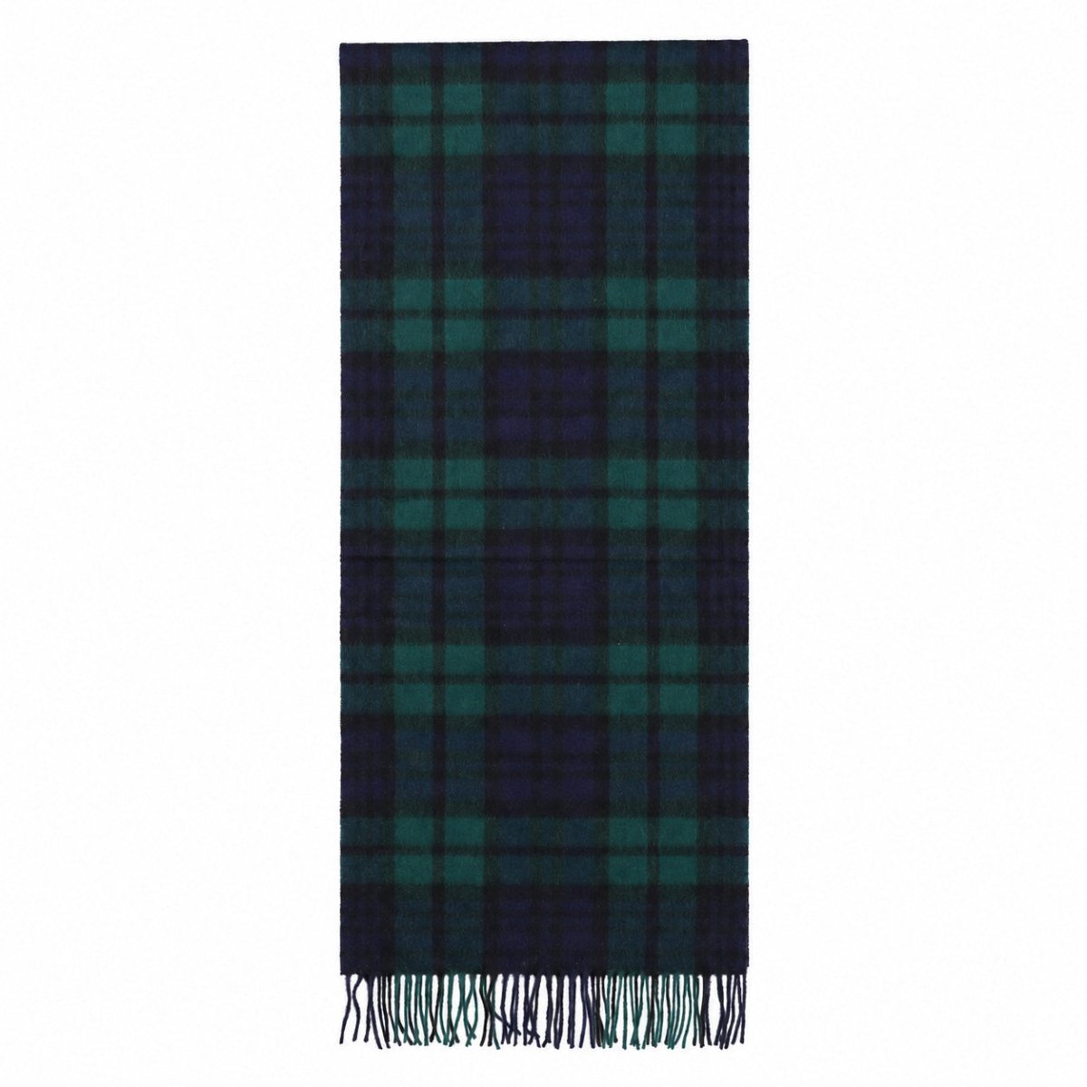 100% Lambswool Wide Scarf Soft Unisex Winter Wrap Heritage of Scotland - Black Watch - Heritage Of Scotland -