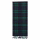 100% Lambswool Wide Scarf Soft Unisex Winter Wrap Heritage of Scotland - Black Watch - Heritage Of Scotland -