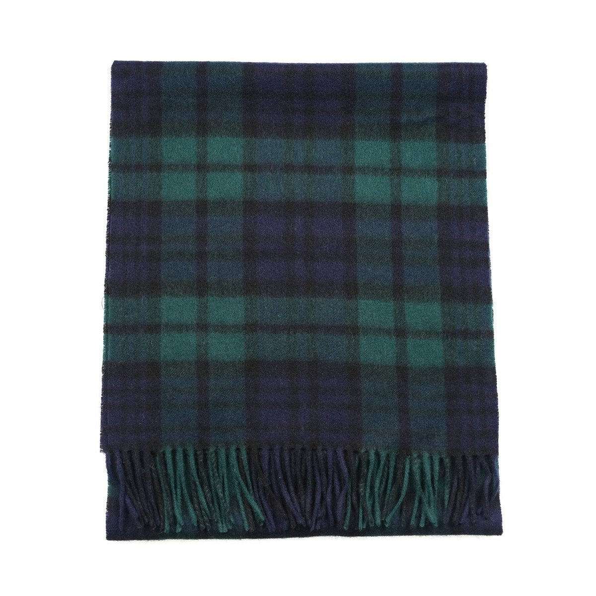 100% Lambswool Wide Scarf Soft Unisex Winter Wrap Heritage of Scotland - Black Watch - Heritage Of Scotland -