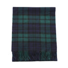 100% Lambswool Wide Scarf Soft Unisex Winter Wrap Heritage of Scotland - Black Watch - Heritage Of Scotland -