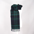 100% Lambswool Wide Scarf Soft Unisex Winter Wrap Heritage of Scotland - Black Watch Double Scale - Heritage Of Scotland -