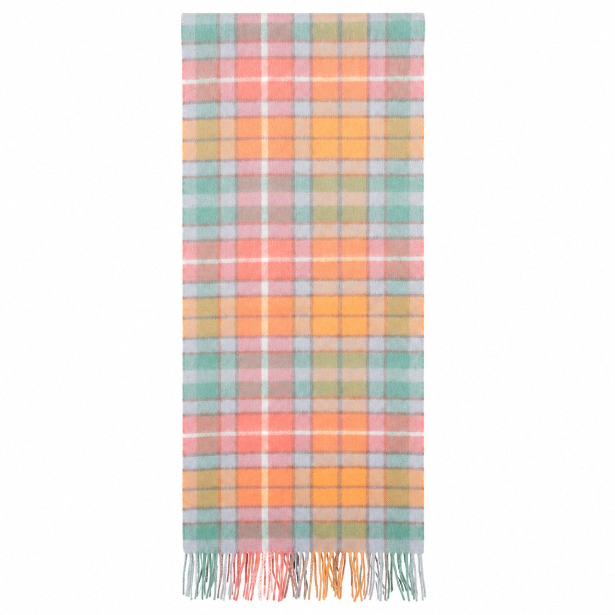 100% Lambswool Wide Scarf Soft Unisex Winter Wrap Heritage of Scotland - Buchanan Antique - Heritage Of Scotland -
