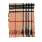 100% Lambswool Wide Scarf Soft Unisex Winter Wrap Heritage of Scotland - Enlarged Off Centred Scotty Thomson Camel - Heritage Of Scotland -