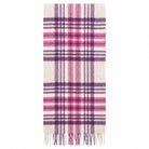 100% Lambswool Wide Scarf Soft Unisex Winter Wrap Heritage of Scotland - Stewart Purple - Heritage Of Scotland -