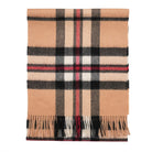 100% Lambswool Wide Scarf Soft Unisex Winter Wrap Heritage of Scotland - Thomson Camel - Heritage Of Scotland -