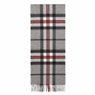 100% Lambswool Wide Scarf Soft Unisex Winter Wrap Heritage of Scotland - Thomson Grey - Heritage Of Scotland -