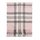 100% Lambswool Wide Scarf Soft Unisex Winter Wrap Heritage of Scotland - Thomson Pale Pink - Heritage Of Scotland -