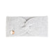 100% Luxury Cashmere Ladies Rib Headband Silver Clay - Heritage Of Scotland - SILVER CLAY