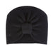 100% Luxury Cashmere Rib Turban Black - Heritage Of Scotland - BLACK