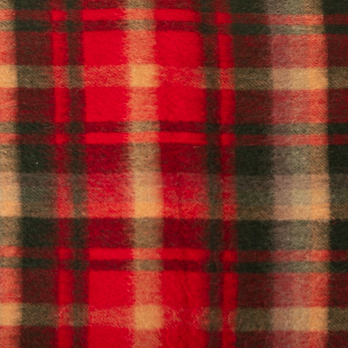 100% Pure Lambswool Blanket Throw – Luxury Soft Warm Wool Blanket - Home Décor - DARK MAPLE - Heritage Of Scotland -