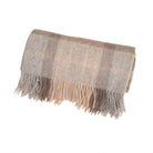 100% Pure Lambswool Blanket Throw – Luxury Soft Warm Wool Blanket - Home Décor - MACKELLAR NATURAL - Heritage Of Scotland -