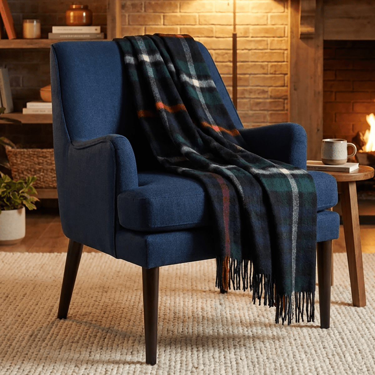 100% Pure Lambswool Blanket Throw – Luxury Soft Warm Wool Blanket - Home Décor - MACKENZIE - Heritage Of Scotland -