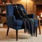 100% Pure Lambswool Blanket Throw – Luxury Soft Warm Wool Blanket - Home Décor - MACKENZIE - Heritage Of Scotland -