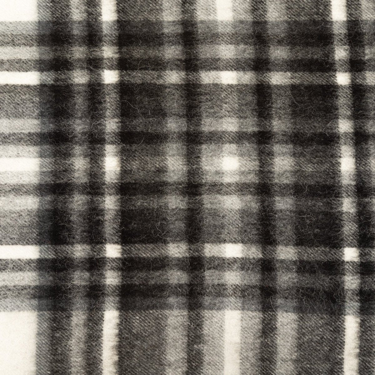 100% Pure Lambswool Blanket Throw – Luxury Soft Warm Wool Blanket - Home Décor - STEWART GREY DRESS - Heritage Of Scotland -