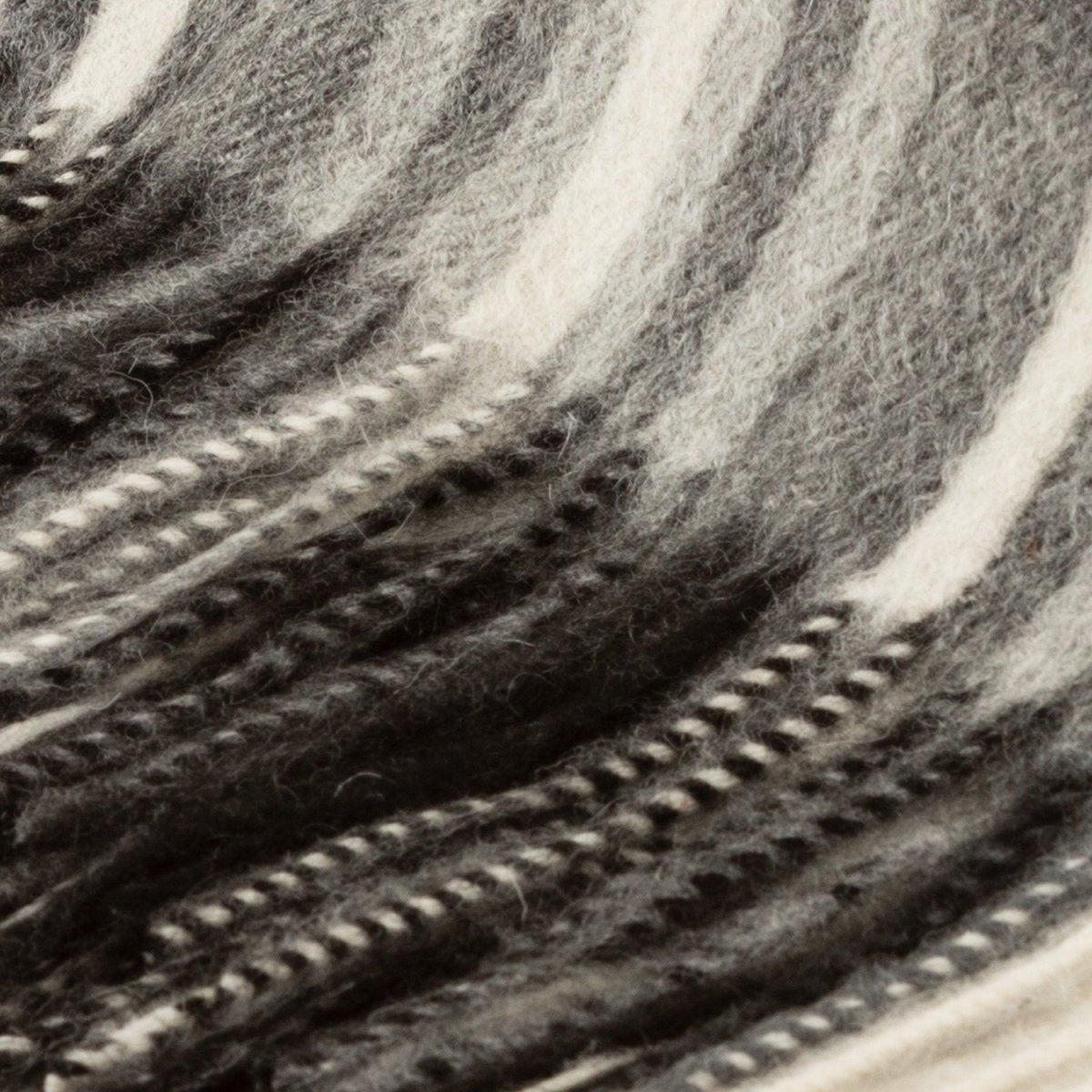 100% Pure Lambswool Blanket Throw – Luxury Soft Warm Wool Blanket - Home Décor - STEWART GREY DRESS - Heritage Of Scotland -