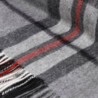 100% Pure Lambswool Blanket Throw – Luxury Soft Warm Wool Blanket - Home Décor - THOMSON GREY - Heritage Of Scotland -