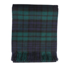 100% Pure Lambswool Tartan Blanket – Luxury Soft Warm Plaid Wool Throw - Home Décor - Black Watch - Heritage Of Scotland -