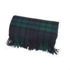 100% Pure Lambswool Tartan Blanket – Luxury Soft Warm Plaid Wool Throw - Home Décor - Black Watch - Heritage Of Scotland -
