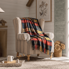 100% Pure Lambswool Tartan Blanket – Luxury Soft Warm Plaid Wool Throw - Home Décor - Buchanan Modern - Heritage Of Scotland -