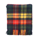 100% Pure Lambswool Tartan Blanket – Luxury Soft Warm Plaid Wool Throw - Home Décor - Buchanan Modern - Heritage Of Scotland -