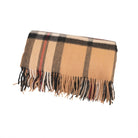 100% Pure Lambswool Tartan Blanket – Luxury Soft Warm Plaid Wool Throw - Home Décor - Exploded Thomson Camel - Heritage Of Scotland -