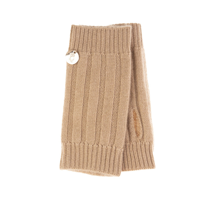 30% Cashmere Ava Glove Hazelnut - Heritage Of Scotland - HAZELNUT