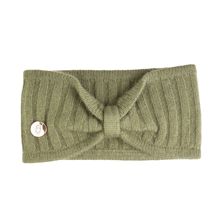 30% Cashmere Ava Headband Olive - Heritage Of Scotland - OLIVE