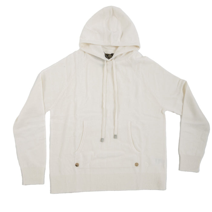 30% Cashmere Layla Relaxed Hoodie Angel - Heritage Of Scotland - ANGEL