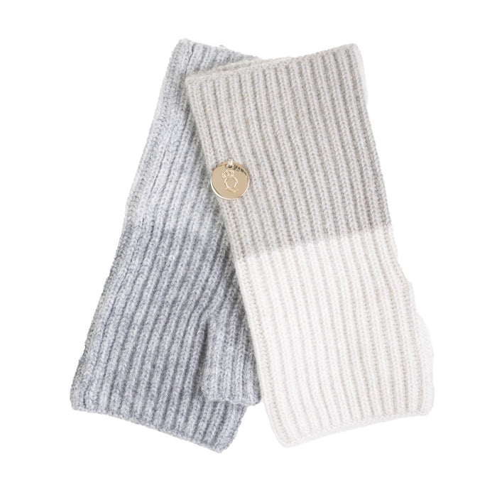 30% Cashmere Maisie Gloves Natural Mix - Heritage Of Scotland - NATURAL MIX