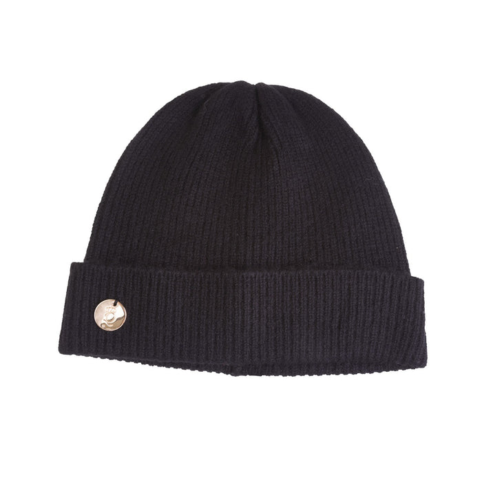 30% Cashmere Maisie Hat Black - Heritage Of Scotland - BLACK