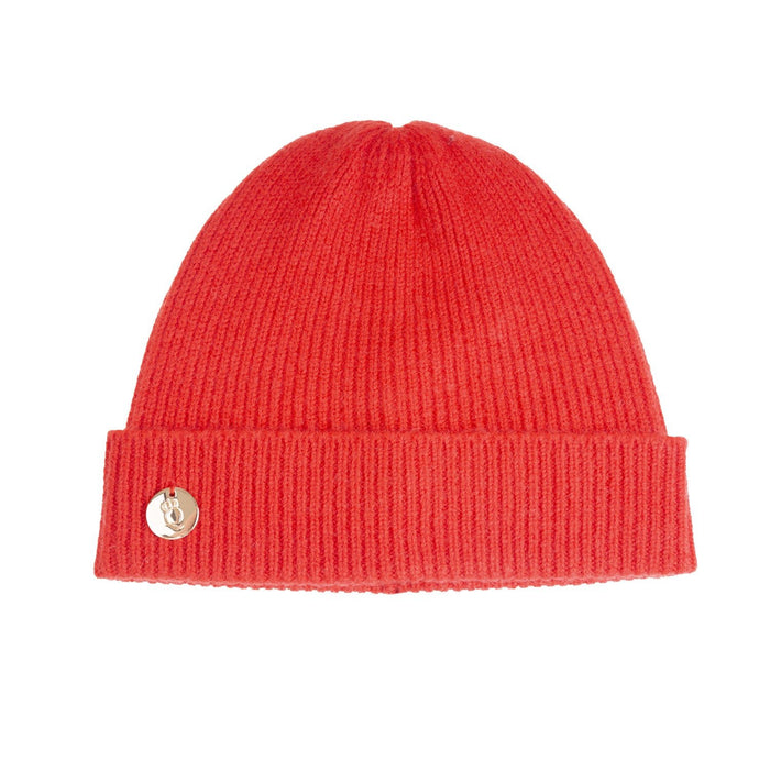 30% Cashmere Maisie Hat Ruby - Heritage Of Scotland - RUBY