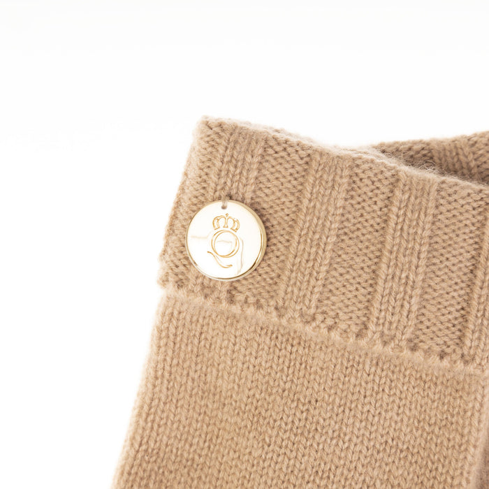 30% Cashmere Rebecca Glove Hazelnut - Heritage Of Scotland - HAZELNUT