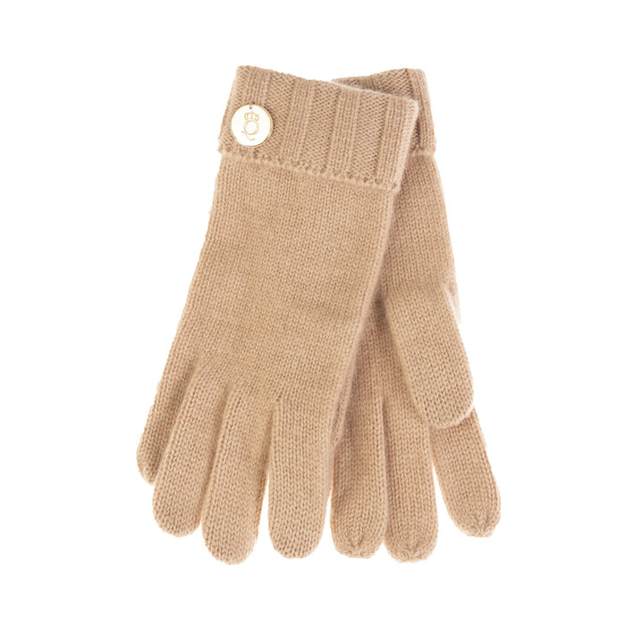 30% Cashmere Rebecca Glove Hazelnut - Heritage Of Scotland - HAZELNUT