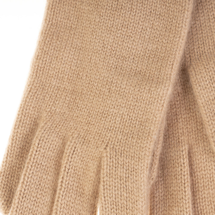 30% Cashmere Rebecca Glove Hazelnut - Heritage Of Scotland - HAZELNUT