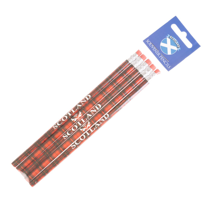 5 Pack Scotland Pencil Tartan/Scotland - Heritage Of Scotland - NA