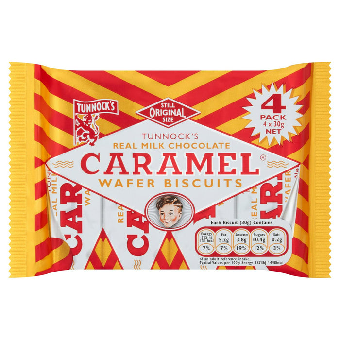 Tunnocks Milk Chocolate Caramel Wafer