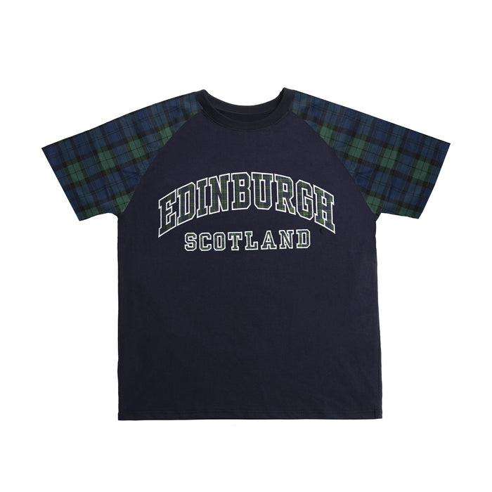 T-Shirts Emb Edin/Scot Blackwatch Sleeve