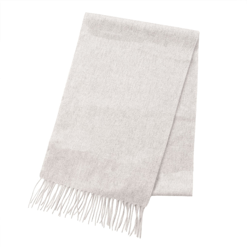 Edinburgh Cashmere Premium Lightweight Scarf - Soft Luxury Wrap - Oyster Grey