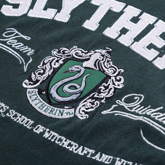 Slytherin Applque Unisex Tee Shirt Green