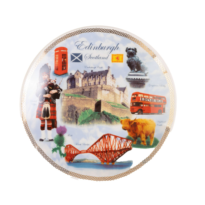 6" Plate Edinburgh Multi - Heritage Of Scotland - NA