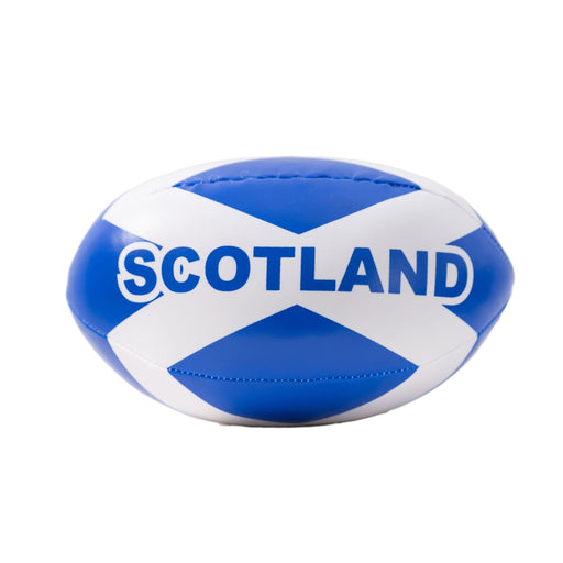 6" Soft Rugby Ball - Heritage Of Scotland - BLUE
