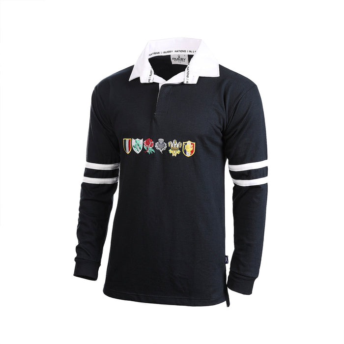 Gents Long Sleeve 6 Nations Rugby Shirt