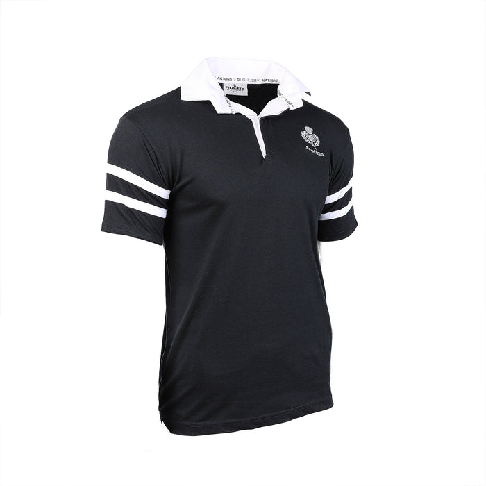 Gents Short Sleeve Two Stripe Scotland Rugby Shirt