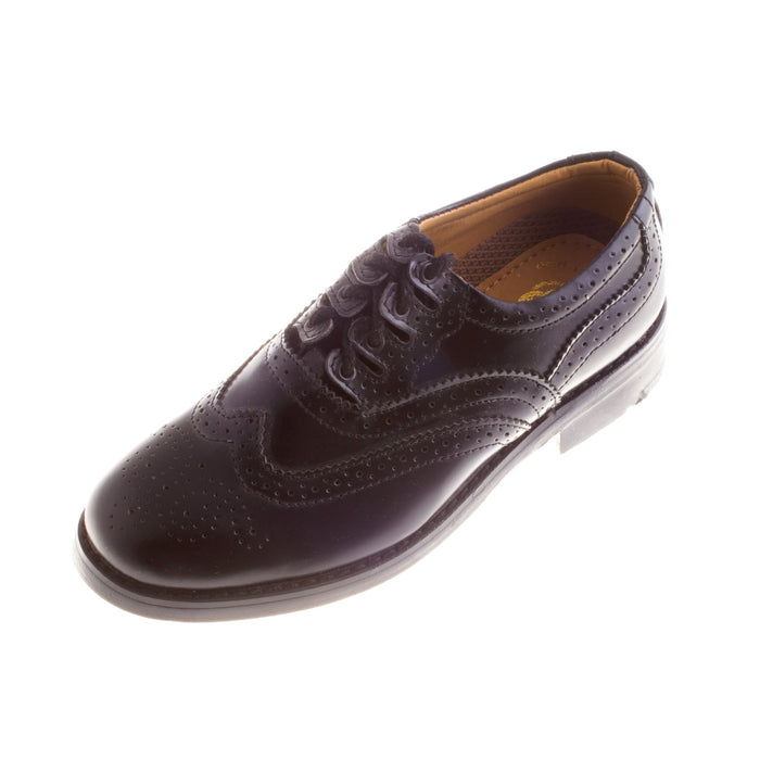 Kids Leather Sole Ghillie Brogues