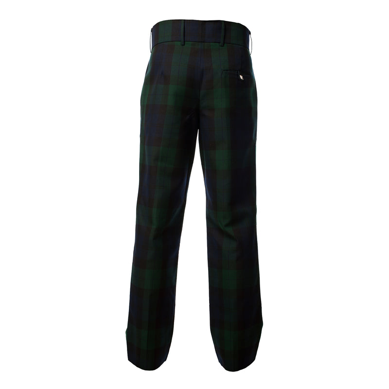 Men's Tartan Trews Trousers Black Watch