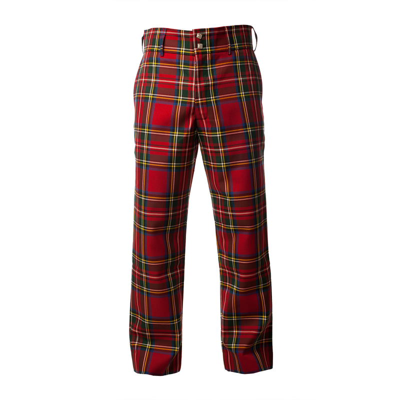 Men's Tartan Trews Trousers Stewart Royal
