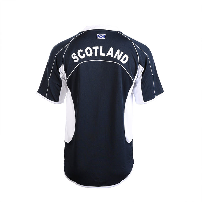 Gents Short Sleeve Cool Collar Scotland Rugby Shirt