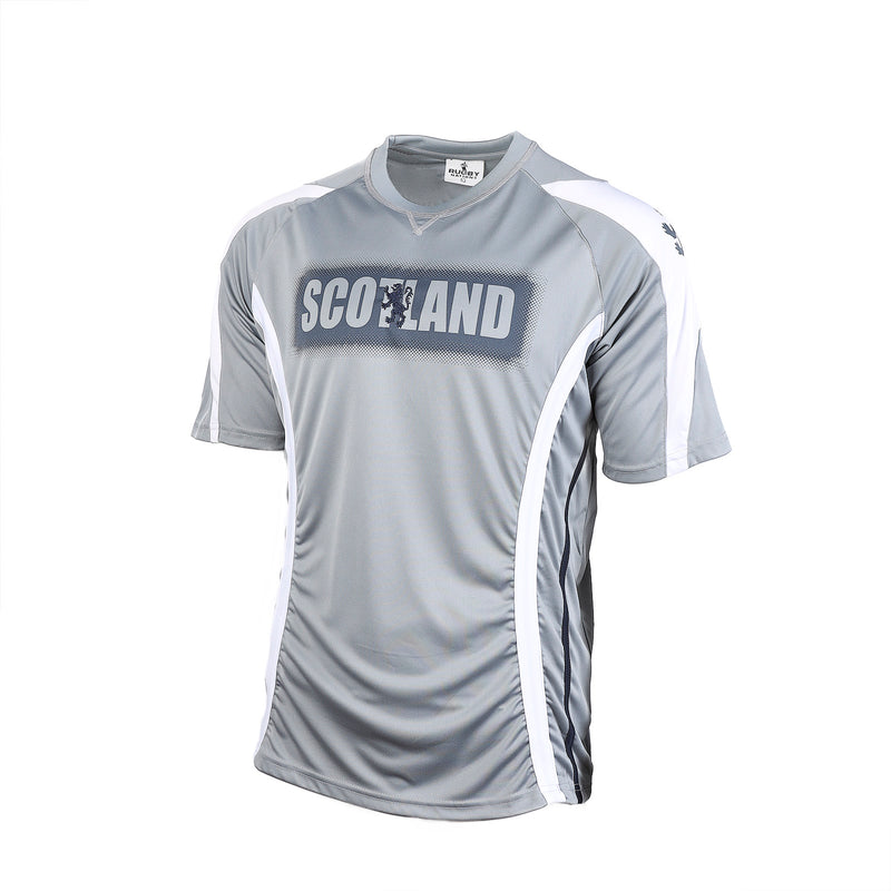 Mens Cool Scotland T-Shirt Grey/White