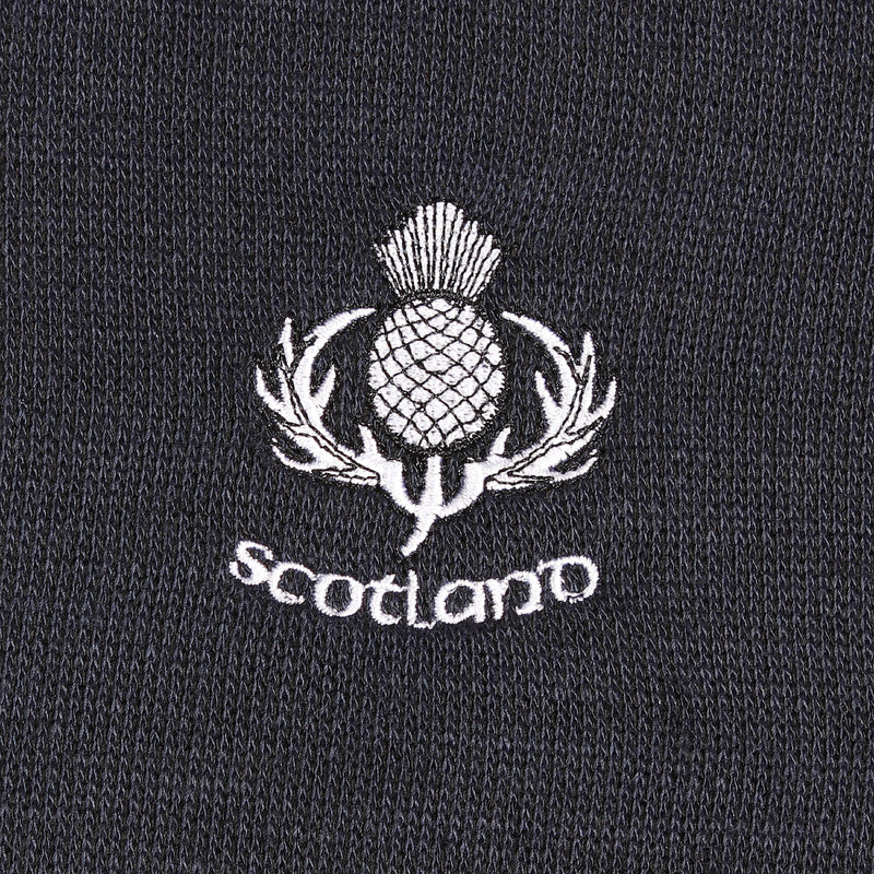Men's Ballantrae Thistle C Neck Jumper Navy