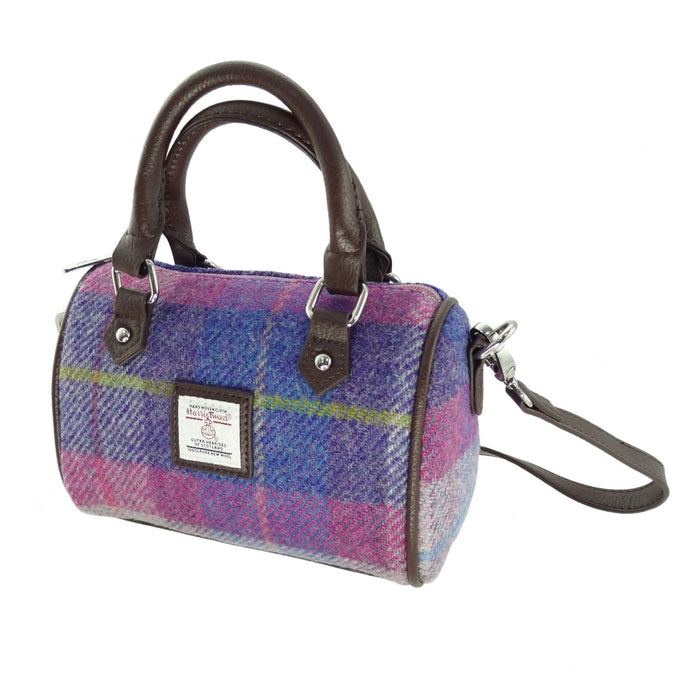 Harris Tweed Kilbride Mini Bowling Bag - Small Shoulder and Handbag